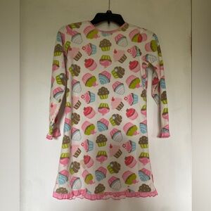 Carter's Girls Cupcake Pajama Dress Top Size L